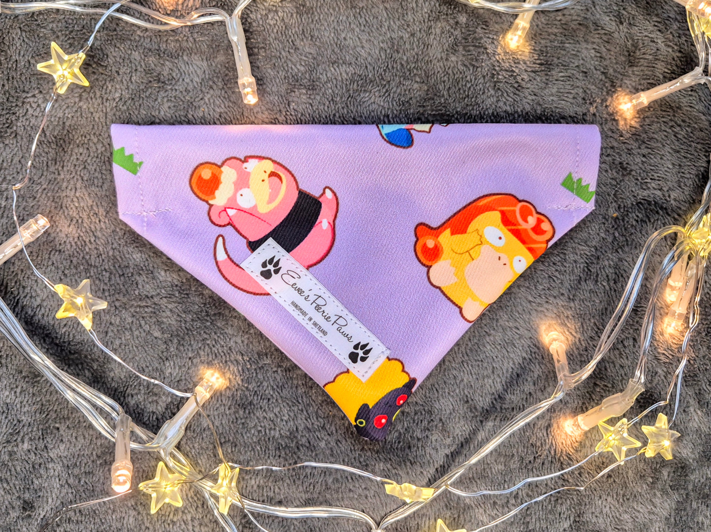 Pokemon Sushi Design Over The Collar Pet Bandana