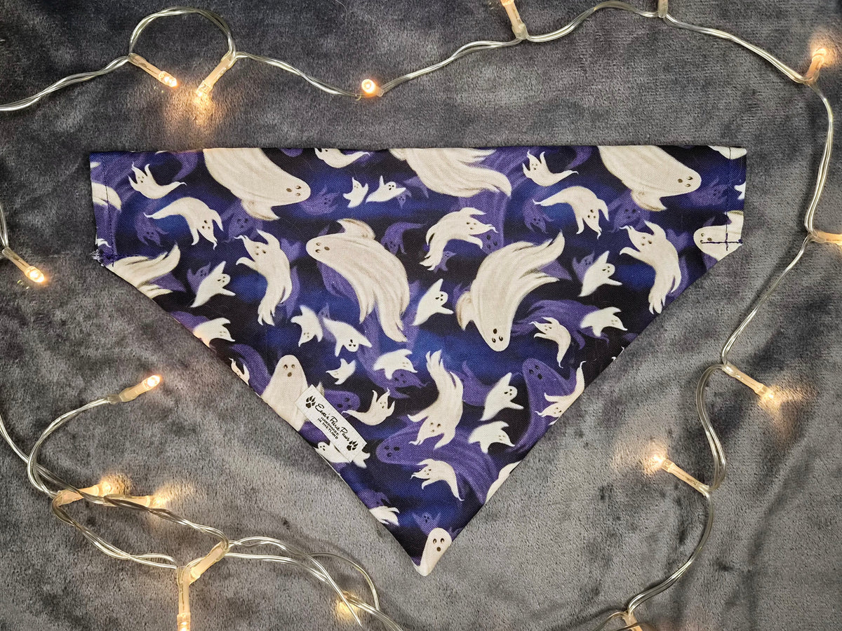 Halloween Ghosties Design Over The Collar Pet Bandana
