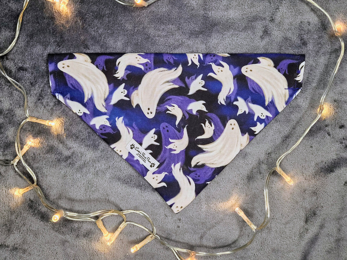 Halloween Ghosties Design Over The Collar Pet Bandana