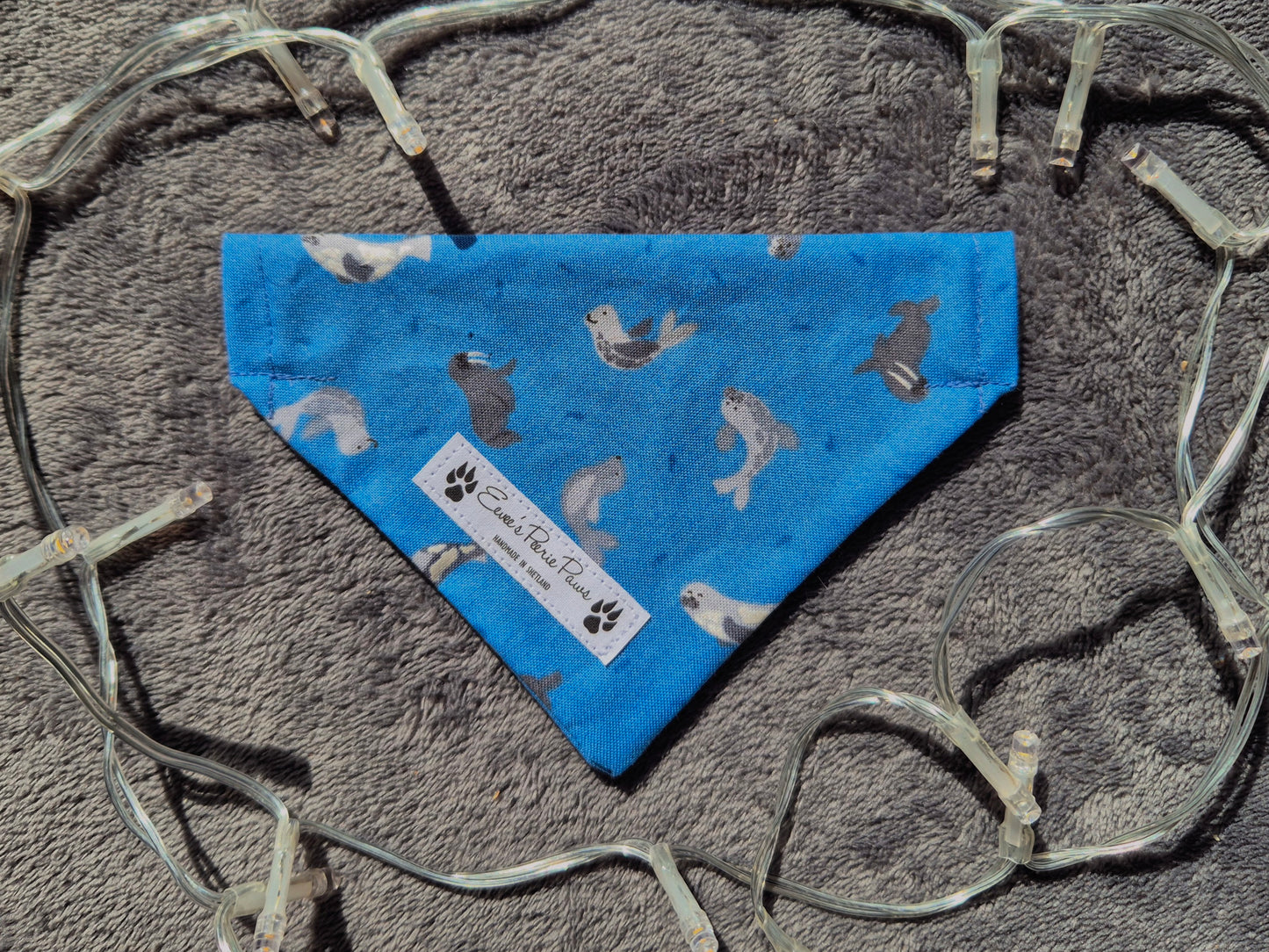 Seals and Walrus Design Over The Collar Pet Bandana