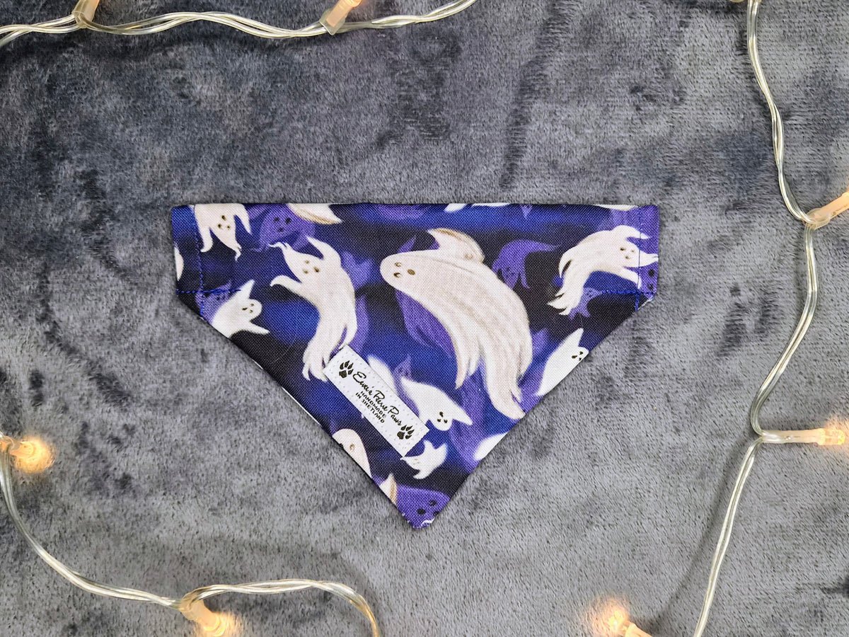Halloween Ghosties Design Over The Collar Pet Bandana