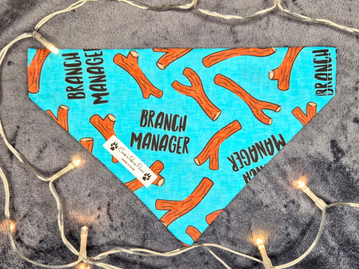 Branch Manager Design Over The Collar Pet Bandana