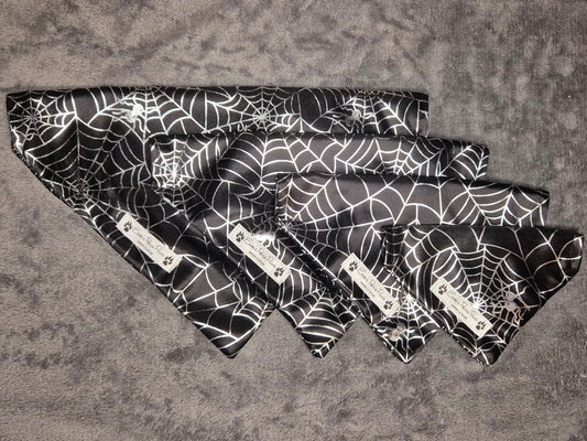 Halloween Spider Web Design Over The Collar Pet Bandana