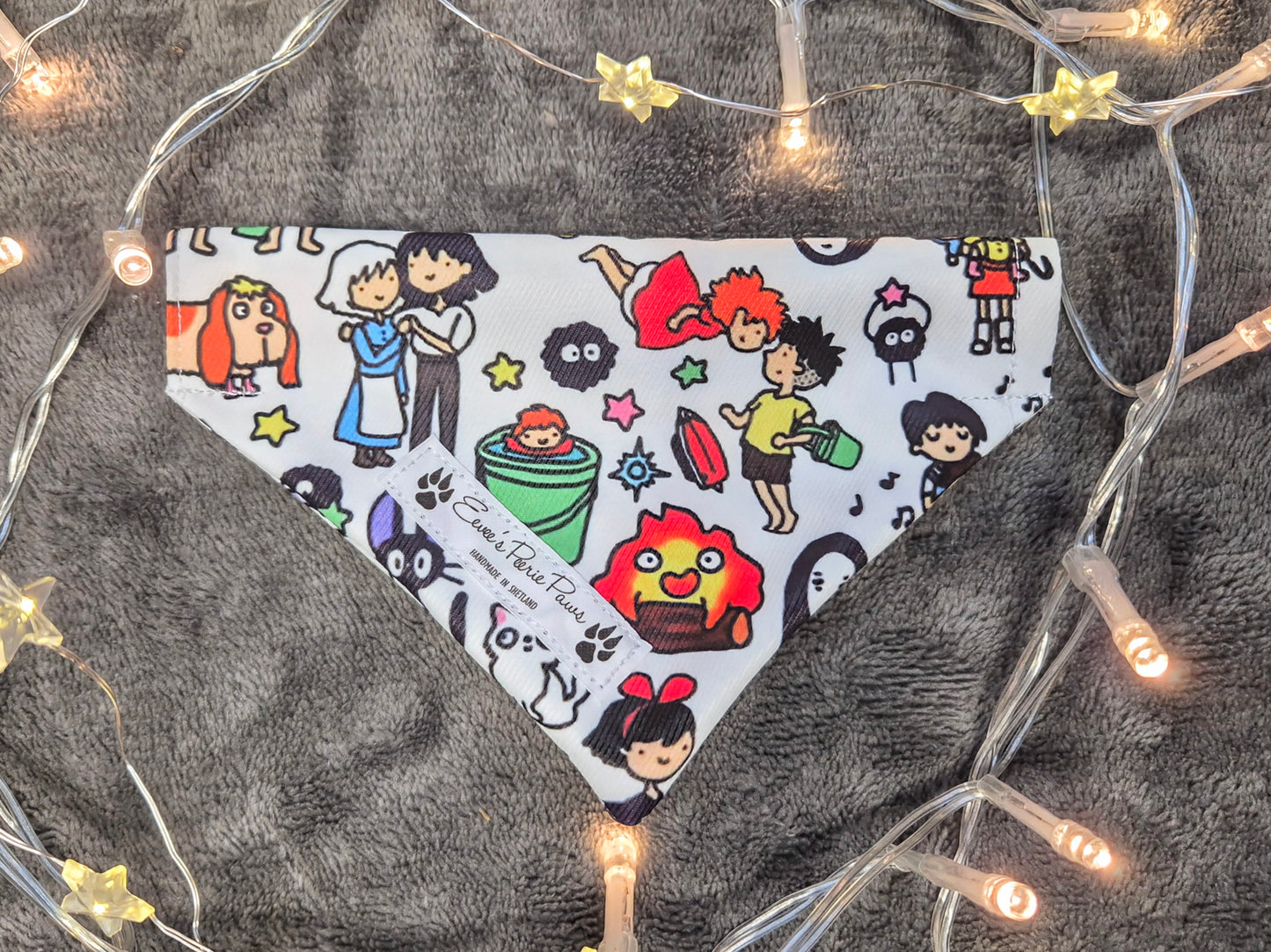 Studio Ghibli Design Over The Collar Pet Bandana