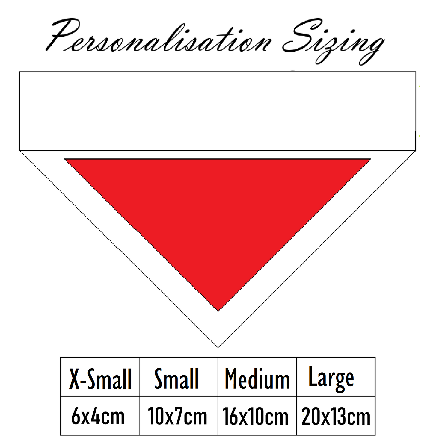Image/Logo Personalisation Onto Any Bandana - In The Centre