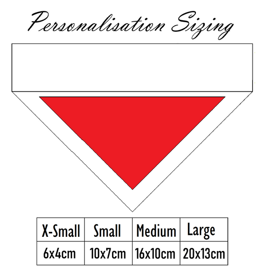 Image/Logo Personalisation Onto Any Bandana - In The Centre