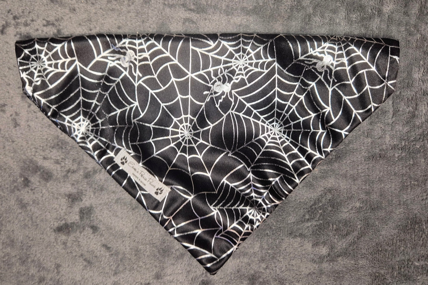 Halloween Spider Web Design Over The Collar Pet Bandana