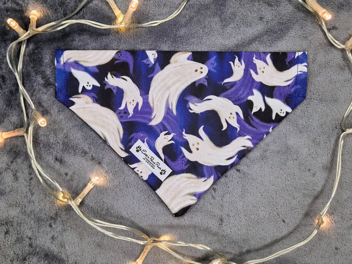 Halloween Ghosties Design Over The Collar Pet Bandana