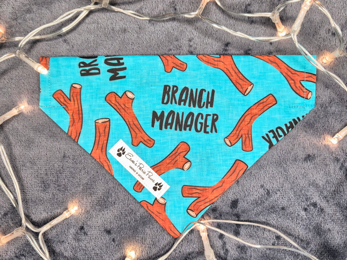 Branch Manager Design Over The Collar Pet Bandana