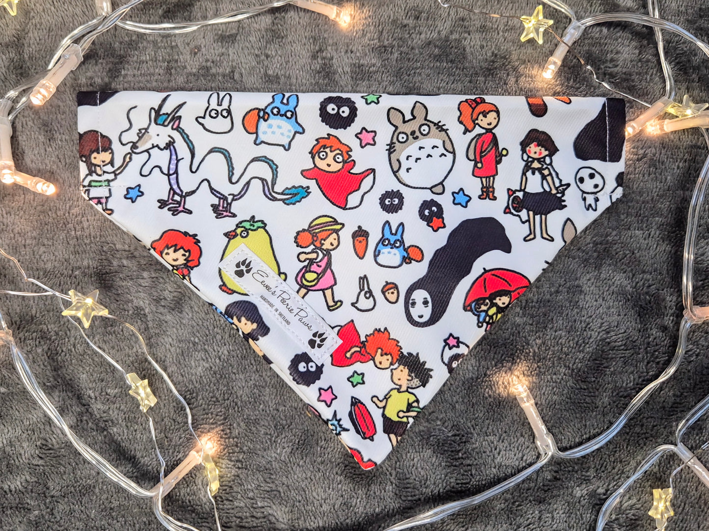 Studio Ghibli Design Over The Collar Pet Bandana